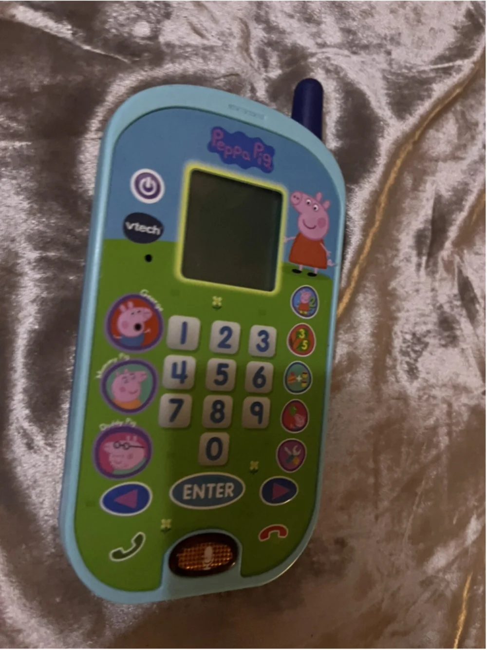 V-tech Peppa Pig Lets Chat Learning Phone Pretend Play Phone Education Toy